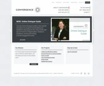 Convergencepolicy.org(Convergence) Screenshot