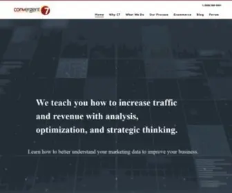 Convergent7.com(Ecommerce Marketing) Screenshot