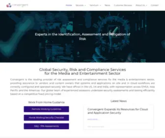 Convergentrisks.com(Convergent Risks) Screenshot