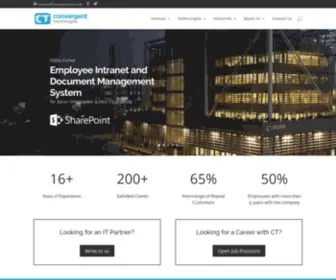 Convergenttec.com(Convergent Technologies) Screenshot
