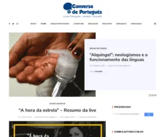 Conversadeportugues.com.br(Conversa de Português) Screenshot