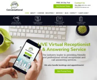 Conversational.com(Virtual receptionist) Screenshot