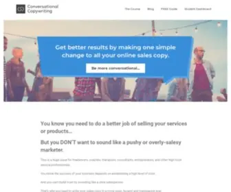 Conversationalcopywriting.com(The Conversational Copywriting course) Screenshot