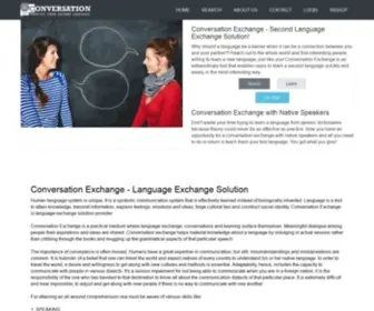 Conversationexchangesearch.com(Conversation Exchange Partner) Screenshot