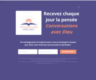 Conversations-Avec-Dieu.fr(Conversations avec Dieu) Screenshot