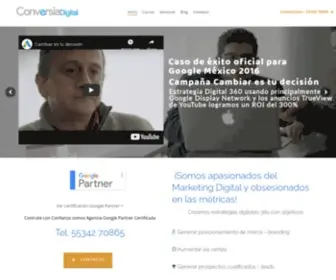 Conversiadigital.com(Conversia Digital) Screenshot