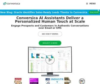 Conversica.com(AI Assistants) Screenshot
