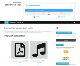 Conversion-Tool.com(Online File Conversion Tools) Screenshot