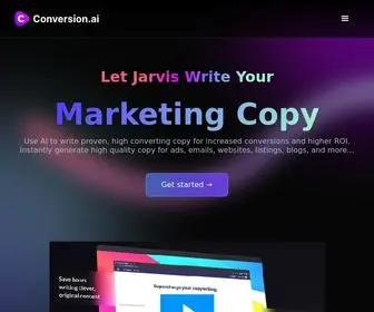 Conversion.ai(AI Powered Marketing Copy and Content) Screenshot