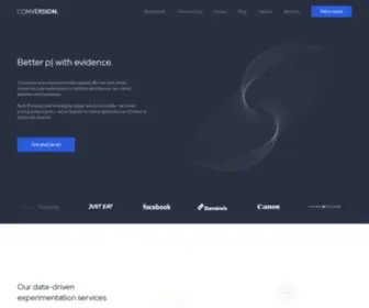 Conversion.com(Data-Driven Optimization Agency) Screenshot
