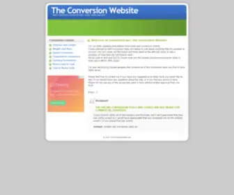 Conversion.ws(Online Conversion Tools) Screenshot