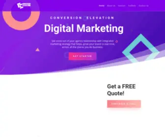 Conversionelevation.com(Digital Marketing Agency In Lahore) Screenshot