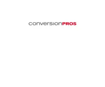 Conversionpros.com(CONVERSION PROS) Screenshot