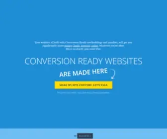 Conversionready.com(We develop turnkey e) Screenshot
