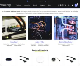 Conversionstechnology.com(Conversions Technology Broadband) Screenshot