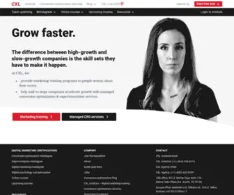 Conversionxl.com(Optimization and Growth by CXL) Screenshot