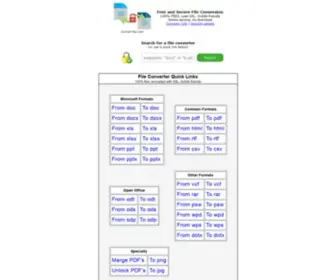 Convert-Doc.com(Free and secure online file converter) Screenshot