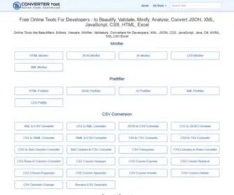 Convert-Tool.com(Free Online Tools For Developers) Screenshot
