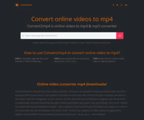 Convert2MP4.top(Convert2MP4) Screenshot