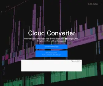 Convertaudiofiles.com(Cloud Converter) Screenshot
