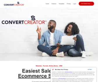 Convertcreator.com(Convertcreator) Screenshot