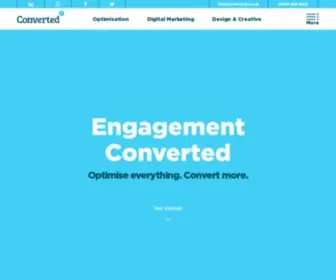 Converted.co.uk(CRO, Marketing & Creative Agency in London & Sheffield) Screenshot