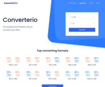 Converterio.com(Fastest online converter tools. Converterio) Screenshot