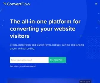 Convertflow.com(All-in-One Conversion Marketing Platform) Screenshot