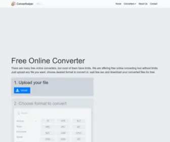 Converthelper.net(Free Online Converter) Screenshot