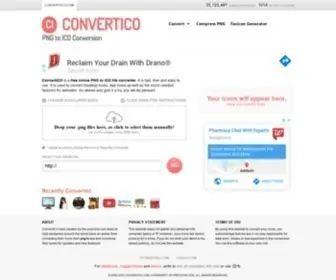 Convertico.com(Free Online Icons Converter) Screenshot