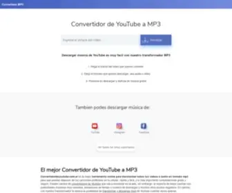 Convertidordeyoutube.com.ar(Convertidor de YouTube: Los Mejores para Descargar Música y Videos) Screenshot