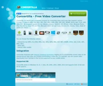 Convertilla.com(Convertilla Free Video Converter) Screenshot