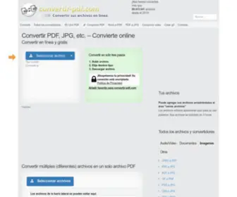 Convertir-PDF.com(Convertir PDF) Screenshot