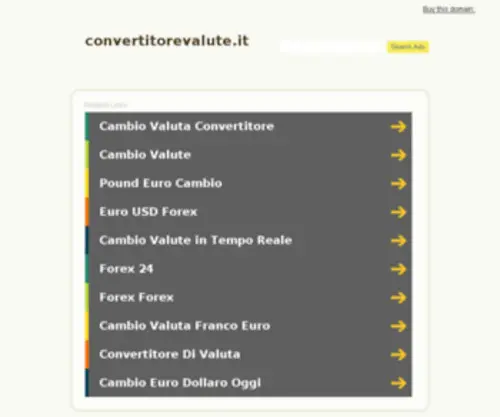 Convertitorevalute.it(Convertitore valute) Screenshot