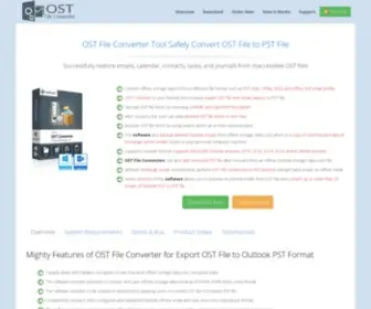 Convertostfile.com(OST File Converter Tool to Convert OST File to Outlook PST) Screenshot