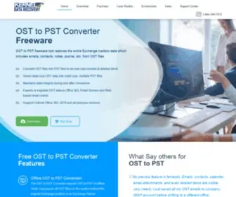 Convertosttopstfree.org(Convert OST to PST tool is quick and precise way to convert OST file to PST) Screenshot