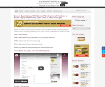 ConvertQuarktoindesign.com(Convert Quark To InDesign) Screenshot