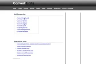 Convertto.net(Unit converter) Screenshot
