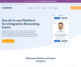 Converve.de(B2B Matchmaking für Events) Screenshot
