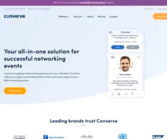 Converve.io(B2B Matchmaking & Networking Event Software) Screenshot