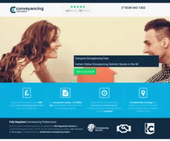 Conveyancingcalculator.co.uk(Compare Conveyancing Fees and Solicitors Quotes) Screenshot