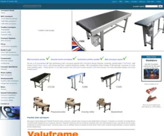 Conveyorsdirect.co.uk(Belt conveyors and belt conveyor systems..Online Prices) Screenshot