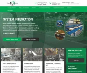 Conveyorsolutions.com(Conveyor Solutions Inc) Screenshot