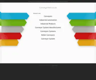 Conveyortech.co.za(Conveyor Techniques cc) Screenshot