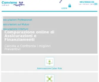 Convieneonline.it(Preventivi Assicurazioni Finanziamenti Fideiussioni) Screenshot