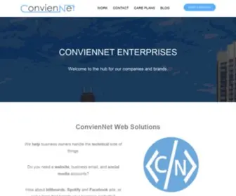 Conviennet.com(Website Design for Business) Screenshot