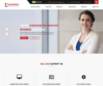 Convisortechnology.com(Convisor Technology) Screenshot