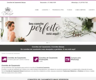 Convitesdeluxe.com.br(Convites de Casamento) Screenshot