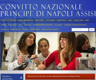 Convittoassisi.com(Convitto Nazionale Principe di Napoli Assisi) Screenshot