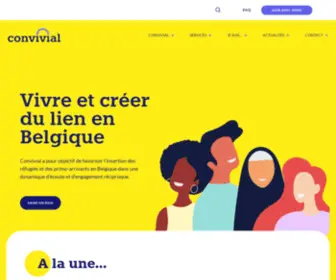 Convivial.be(Vivre et créer du lien en Belgique) Screenshot